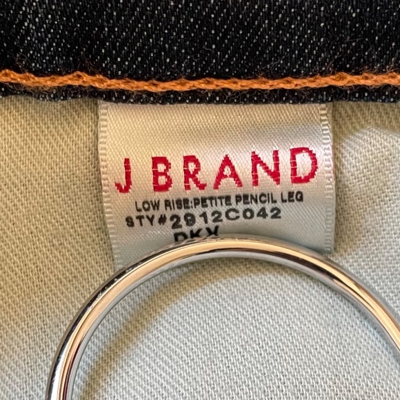 New without tags J Brand Low Rise Petite Pencil Leg Jeans - Picture 3 of 4